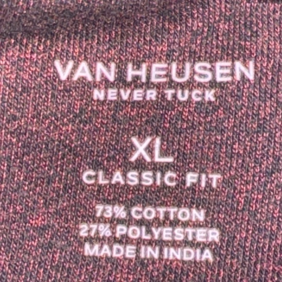 Van Heusen never tuck classic fit mens top, size XL - Picture 5 of 6